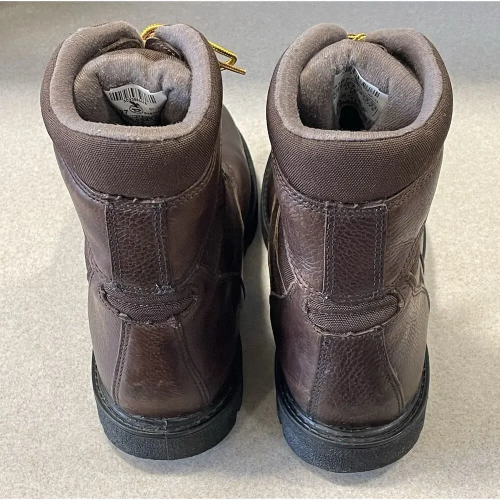 Georgia Boot G107 HOMELAND 8” Men’s Sz 11 Brown Steel-Toe Work Boots Waterproof